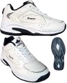 Men's White Leather Tennis Shoes