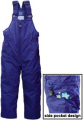RAWIK Girl's Navy Blue Ski Bibs